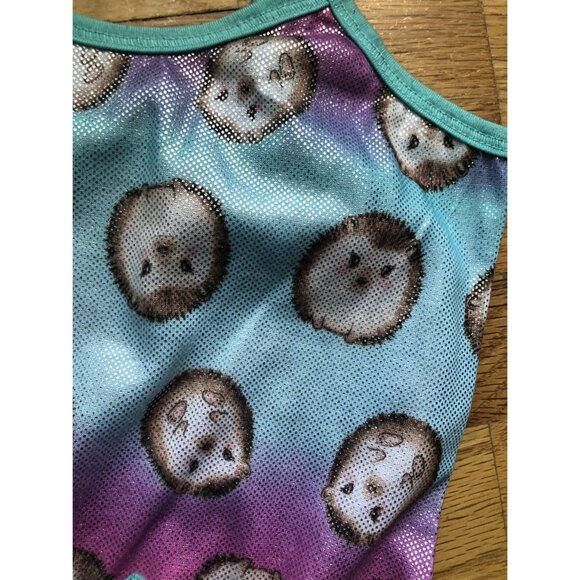 Justice Size 6/7 Hedgehog Short Romper Pajamas - Picture 2 of 4